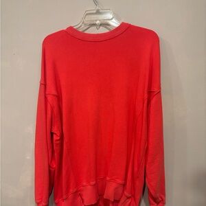 Aerie Bold Red Crewneck Top